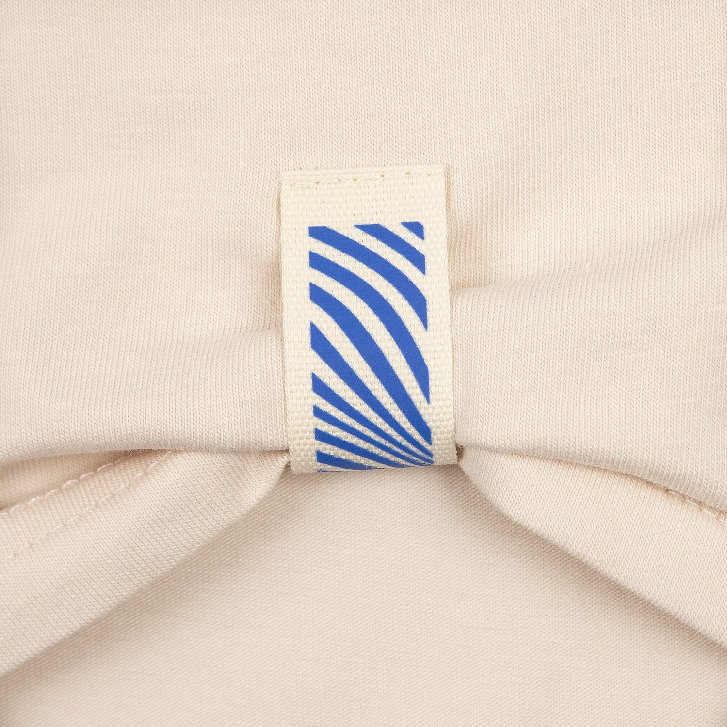 Лейбл хлопковый Doni, S, неокрашенный с логотипом