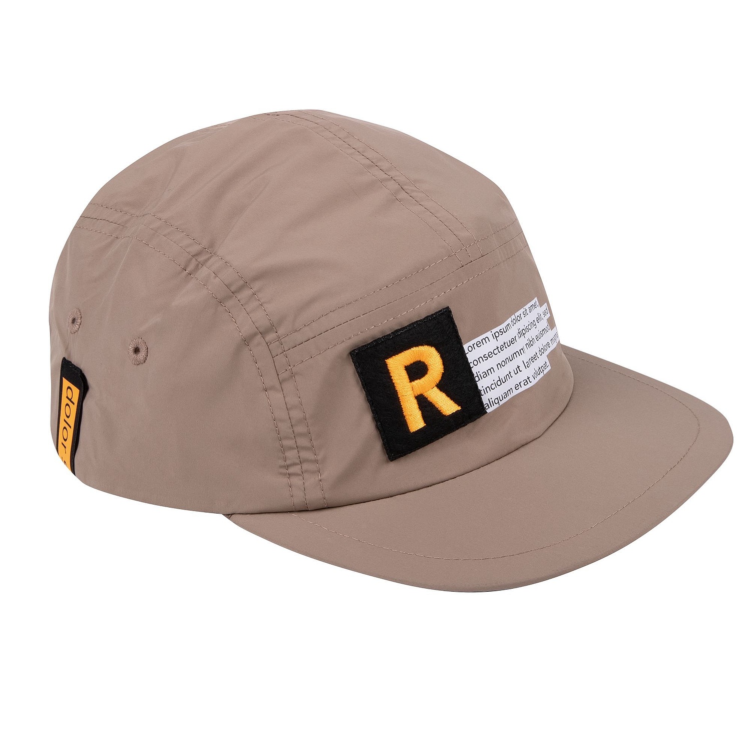 Бейсболка Ben Mac, бежевая с логотипом