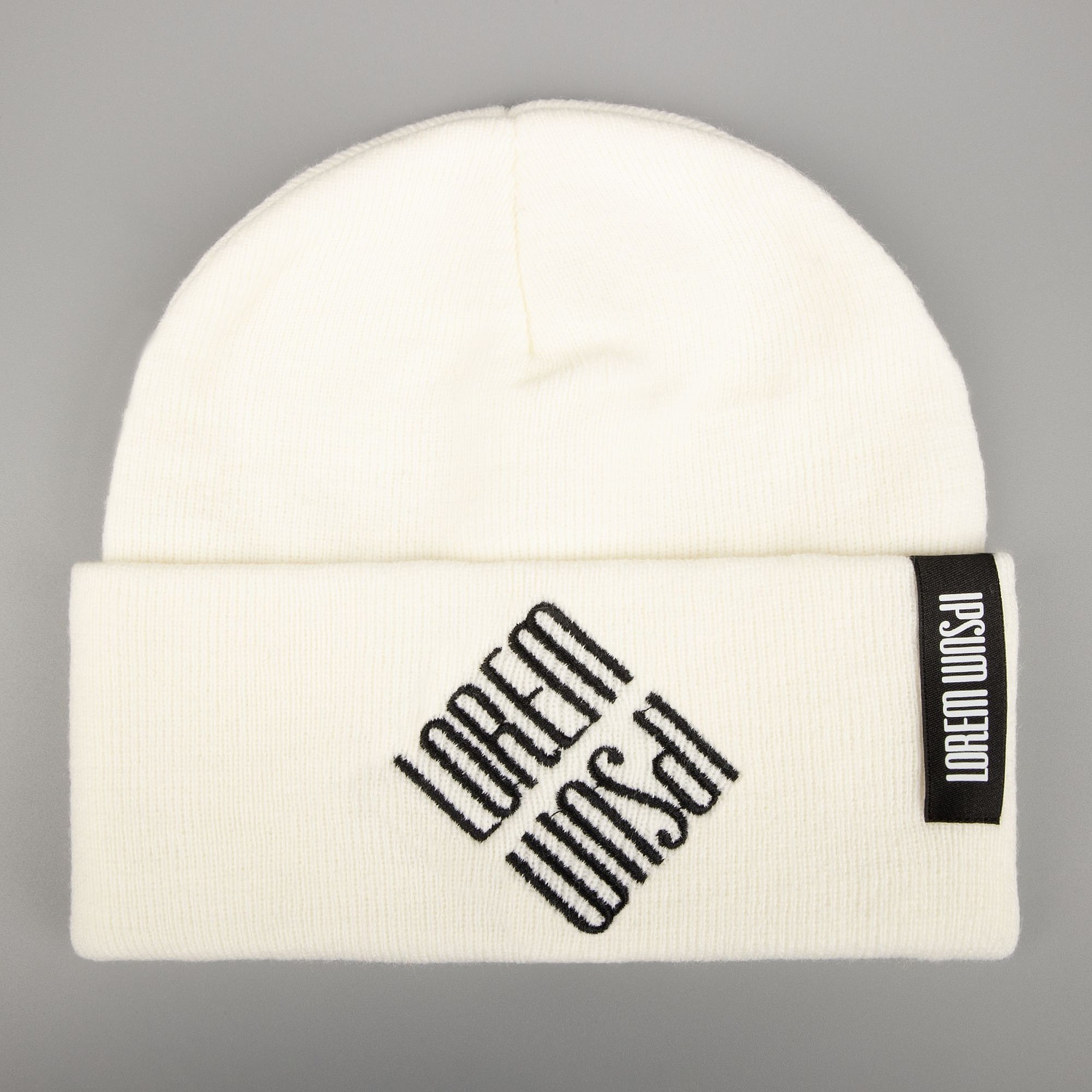 Шапка Urban Flow, молочно-белая