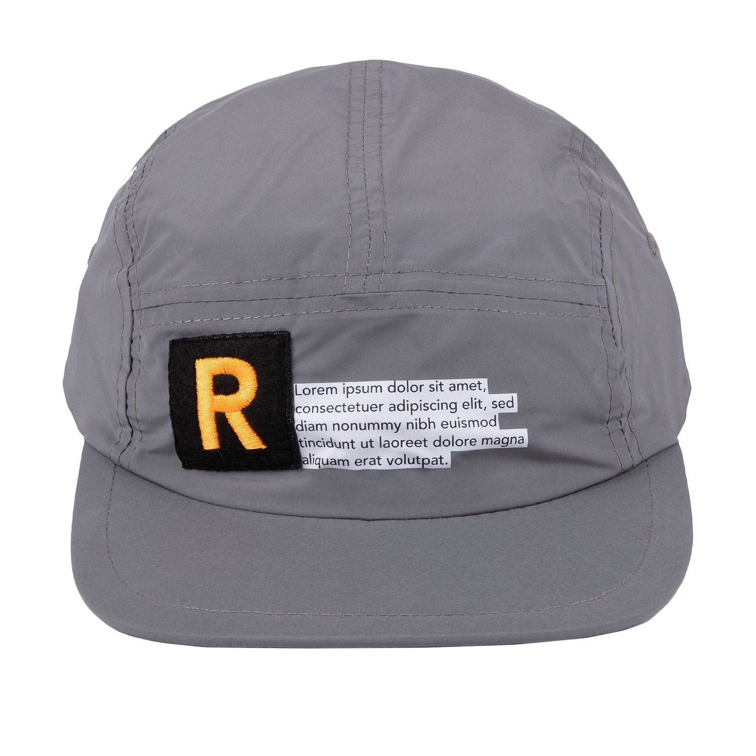 Бейсболка Ben Mac, серая с логотипом