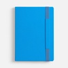 Ежедневник Peel, недатированный, голубой с логотипом