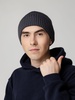 Шапка Hinge, темно-серая (графит) с логотипом