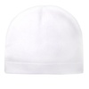 Шапка Fleecy, белая с логотипом