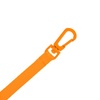 Застежка-карабин Snap Hook, S, оранжевый неон с логотипом