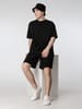 Футболка оверсайз мужская Boxy Men, черная с логотипом