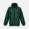 Ветровка унисекс Shield, темно-зеленая, размер L