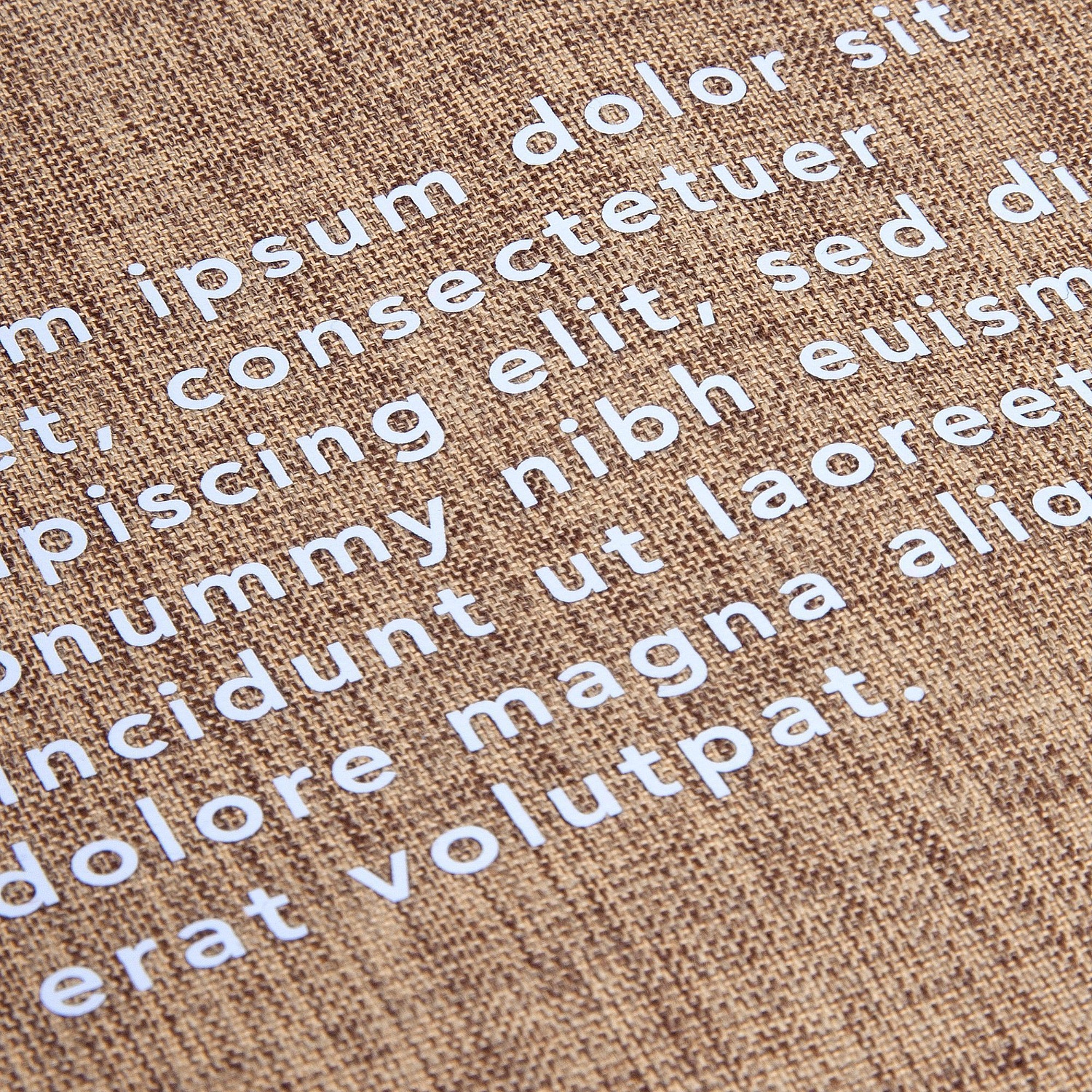 Рюкзак-мешок Melango, коричневый с логотипом