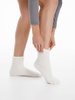 Носки Flaum, белые с логотипом