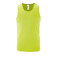 Майка мужская Sporty TT Men, зеленое яблоко с логотипом