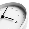 Часы настенные White, белые с логотипом