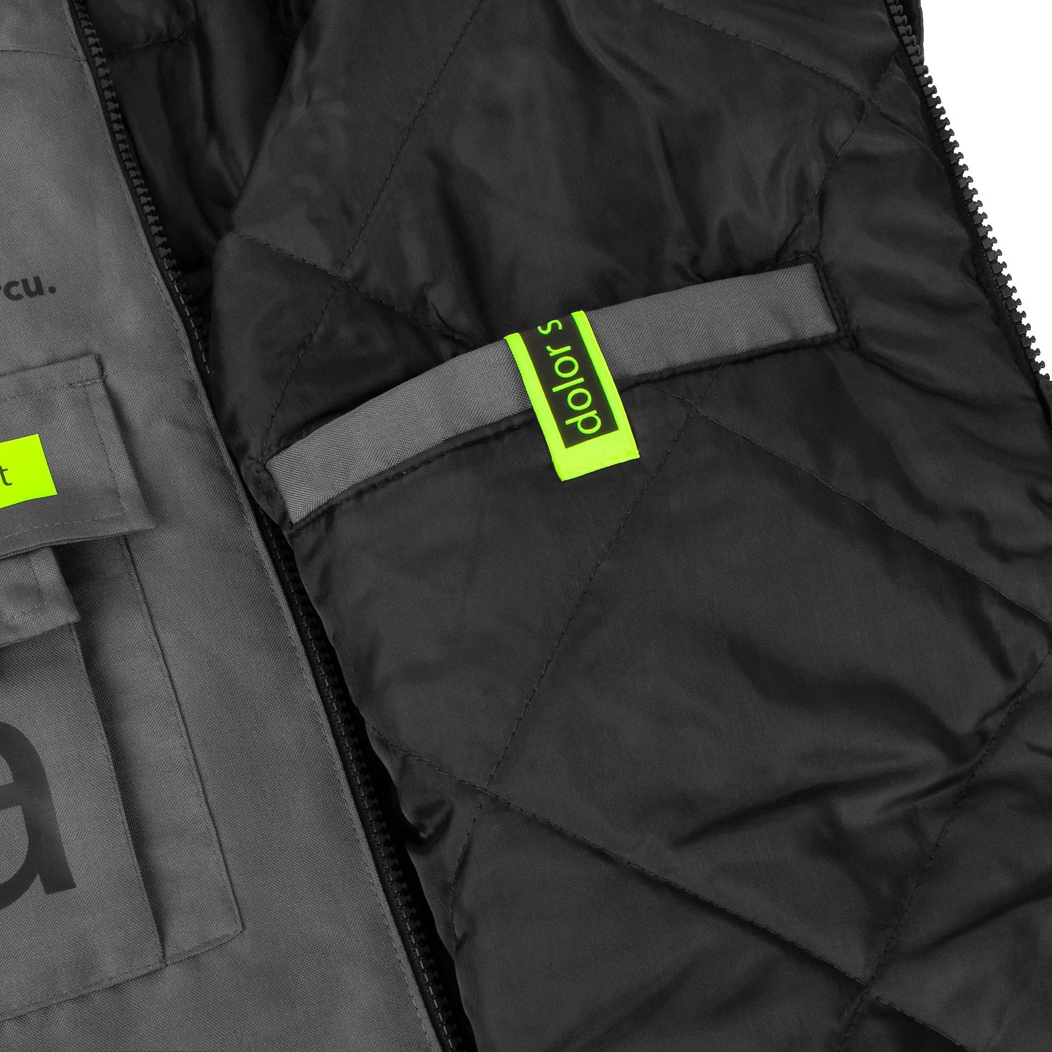 Жилет мужской Stockholm, серый с логотипом