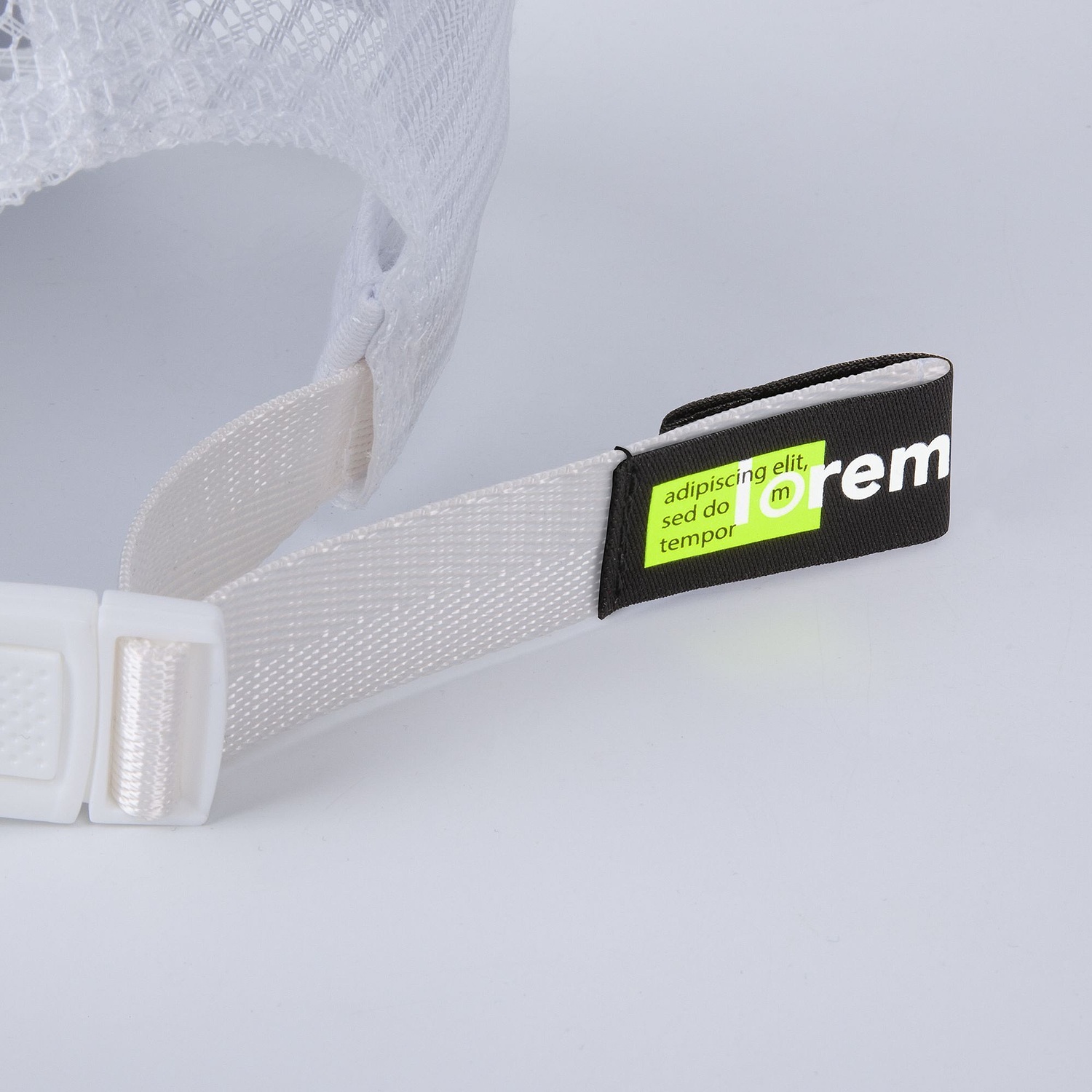 Бейсболка C3, белая с логотипом