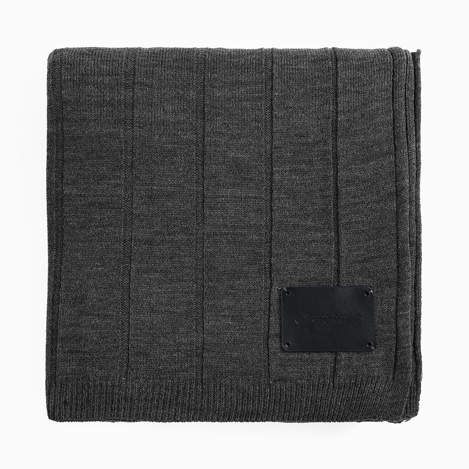 Лейбл кожаный Beta, XL, черный с логотипом