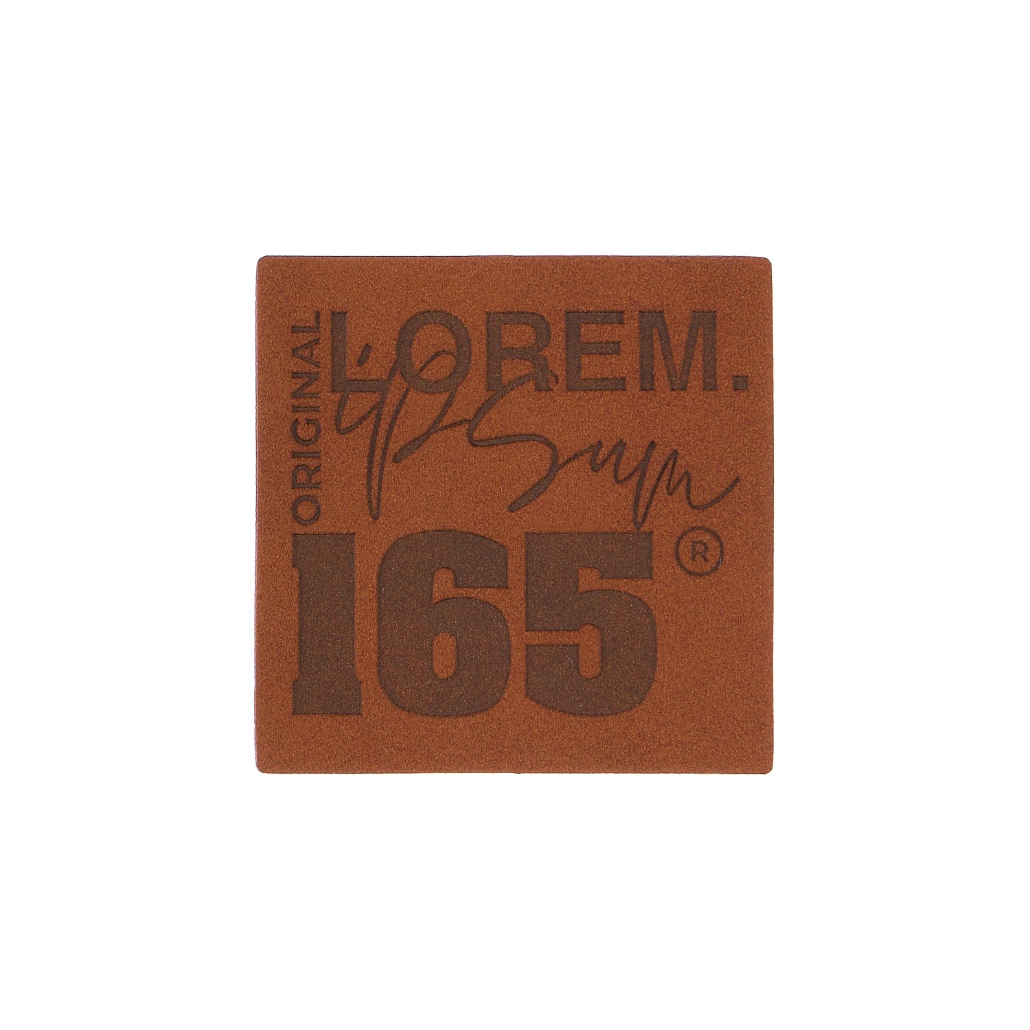 Лейбл Listra Nubuck, L, коричневый с логотипом