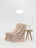 Плед «Виченца», бежевый с логотипом