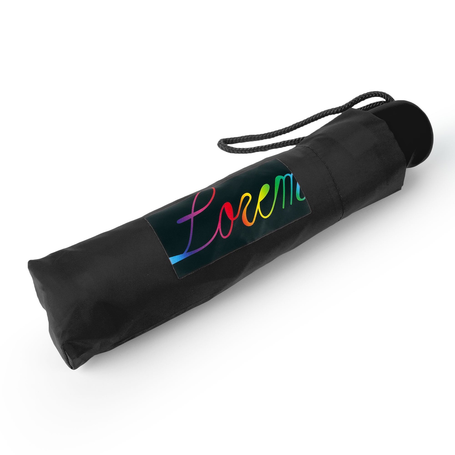 Зонт складной Basic, черный