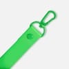 Застежка-карабин Snap Hook, M, зеленый неон с логотипом