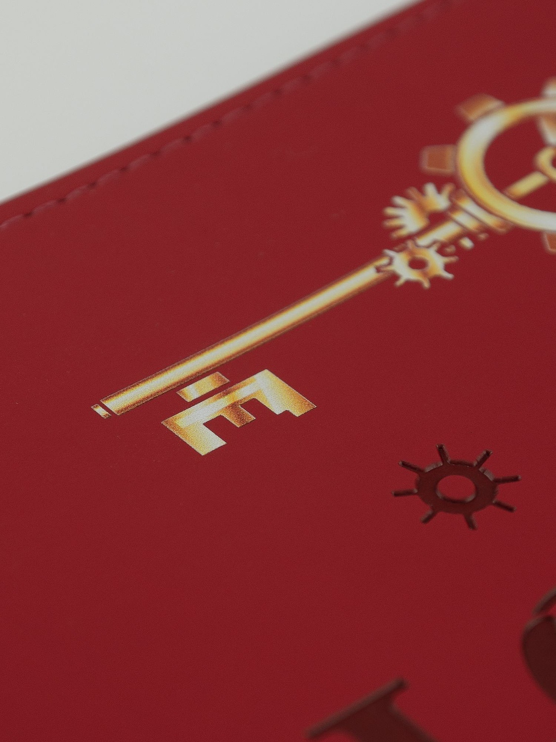 Ежедневник Spring Shall, недатированный, красный с логотипом