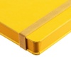 Ежедневник New Factor Metal, желтый с логотипом
