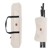 Кресло складное Armrest, бежевое с логотипом