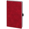 Ежедневник Nubuck Touch, недатированный, красный с логотипом