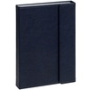 Ежедневник Flap на заказ, недатированный, синий с логотипом