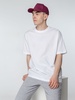 Футболка оверсайз мужская Boxy Men, белая с логотипом