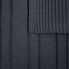 Шарф Knit Beat, серый (графит) с логотипом
