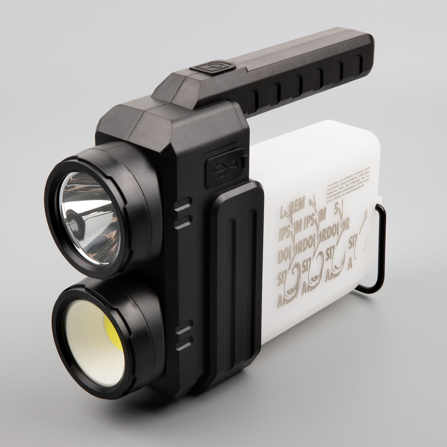 Кемпинговый фонарь-лампа аккумуляторный Yol, черный