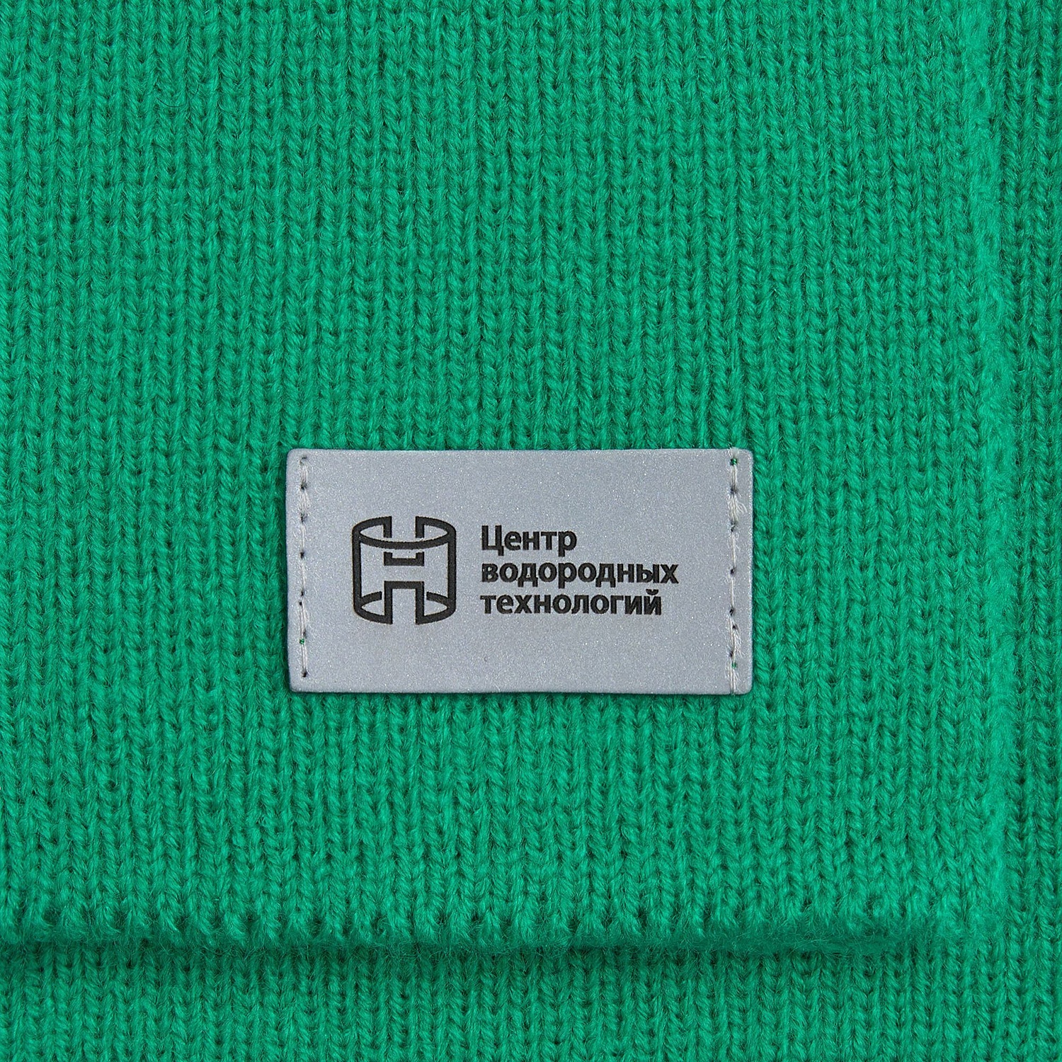 Шарф Urban Flow, зеленый с логотипом