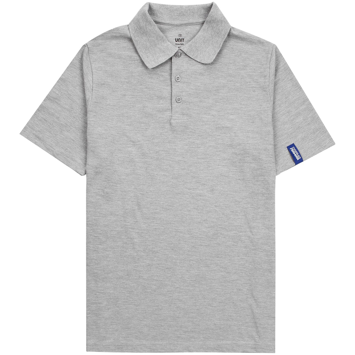 Лейбл тканевый Epsilon, S, синий с логотипом