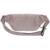 Сумка поясная MD20, серо-коричневая с логотипом