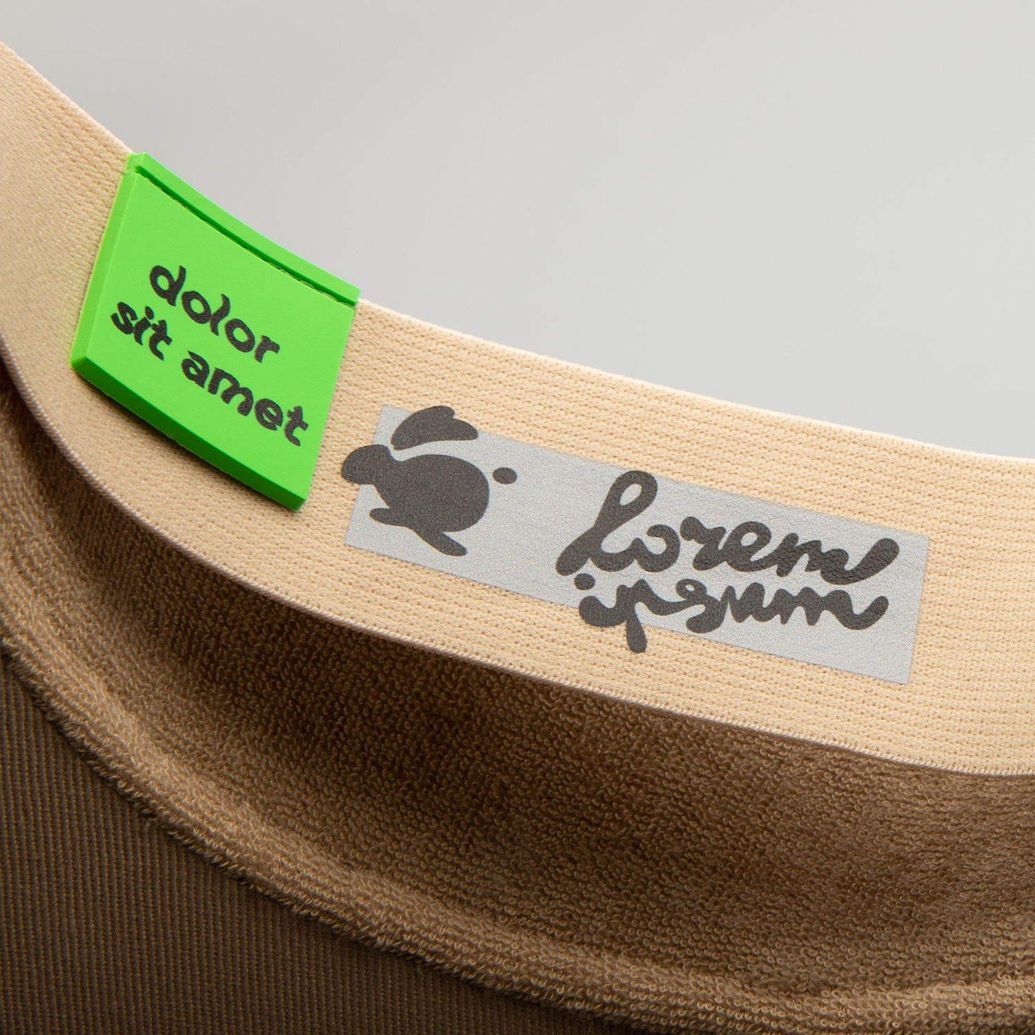 Козырек Viseros, бежевый с логотипом