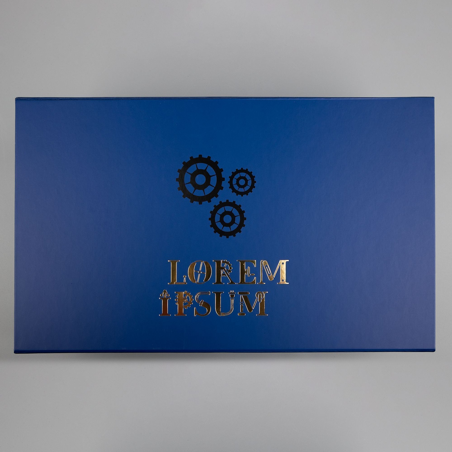 Коробка складная Formeza, M, синяя с логотипом