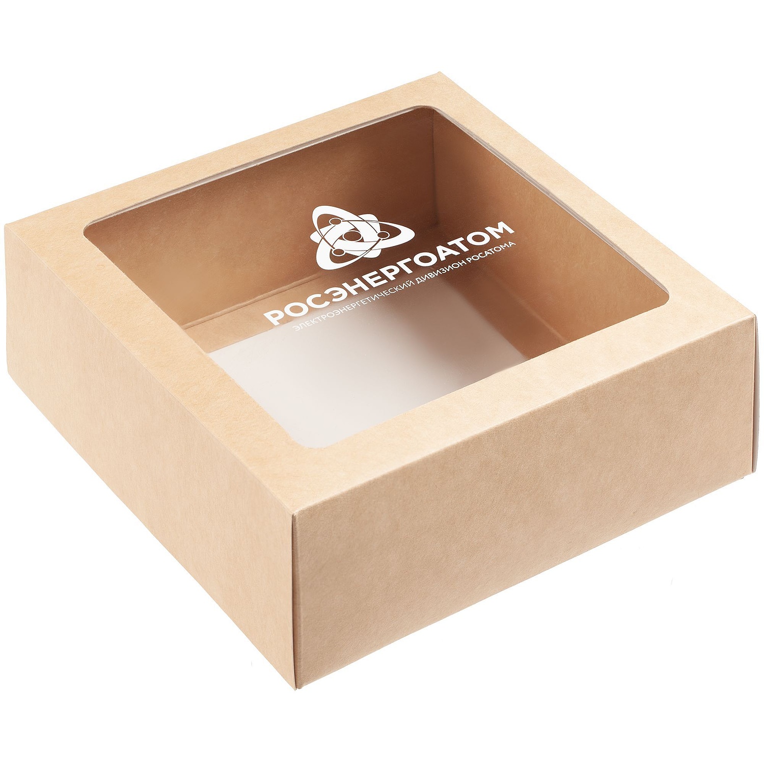 Коробка с окном Vindu, малая с логотипом