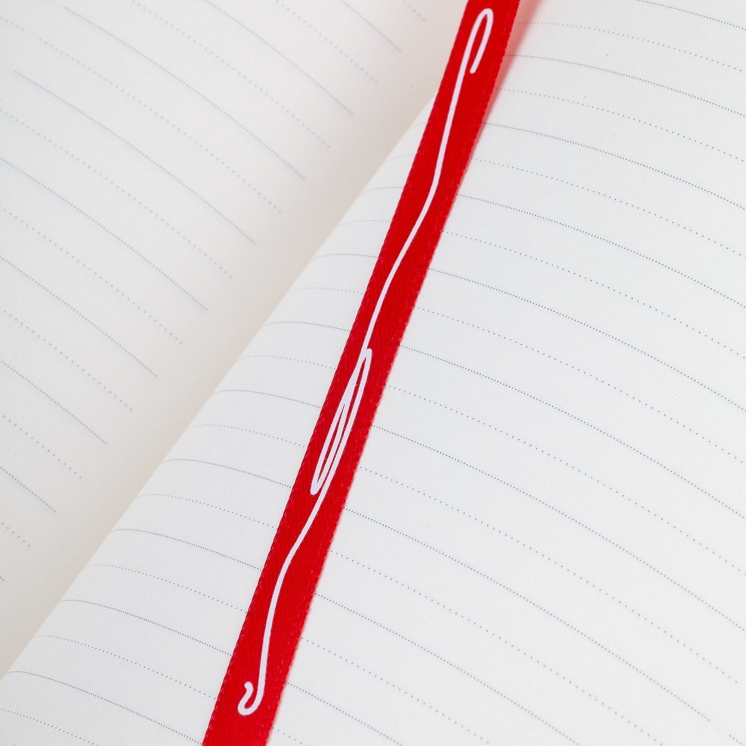 Ежедневник Flat, недатированный, красный с логотипом