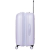 Чемодан Logoduck M, сиреневый с логотипом