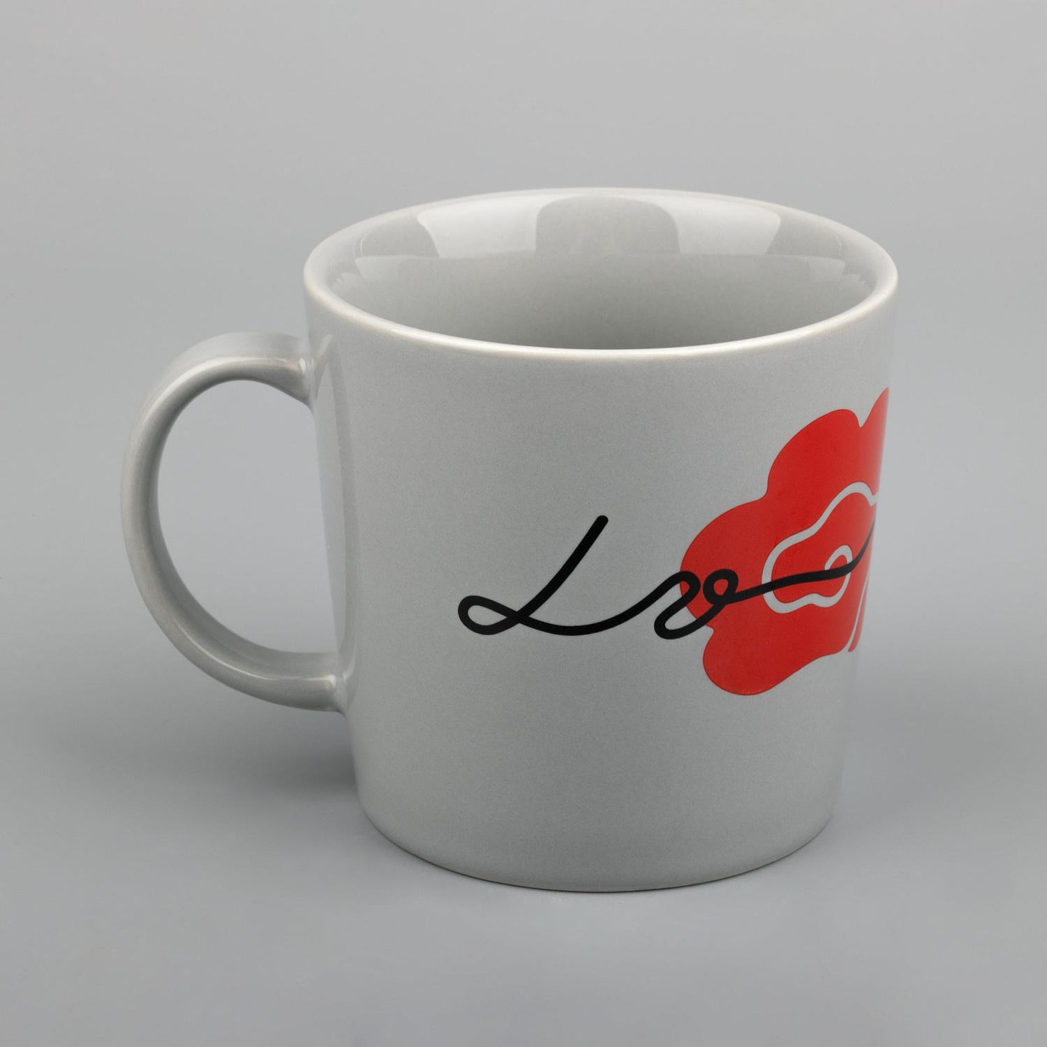 Кружка Valotti Grand, серая с логотипом