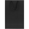 Пакет бумажный Porta M, черный с логотипом