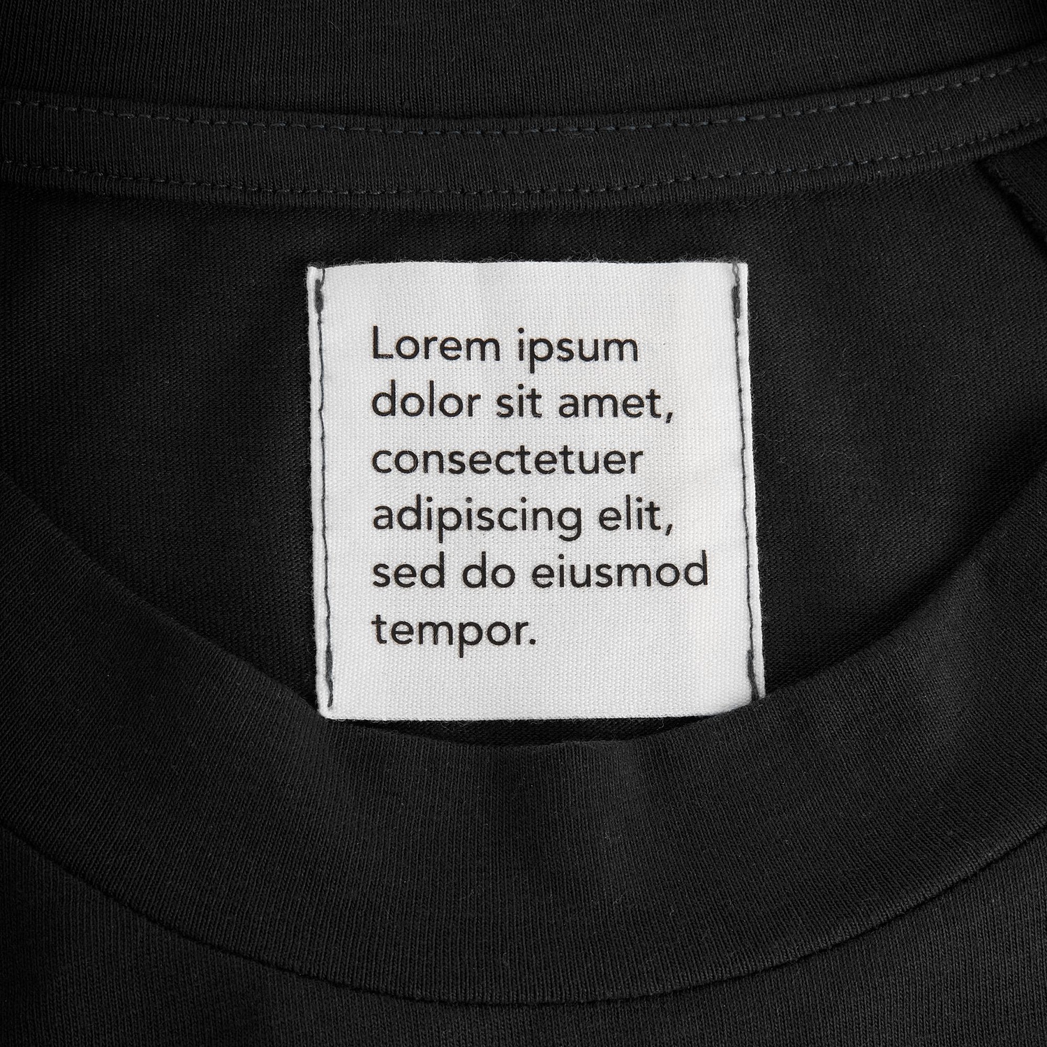 Платье D2, черное с логотипом