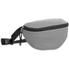 Поясная сумка Manifest из светоотражающей ткани, серая с логотипом