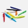 Ручка шариковая Prodir DS11 PMP, белая с логотипом
