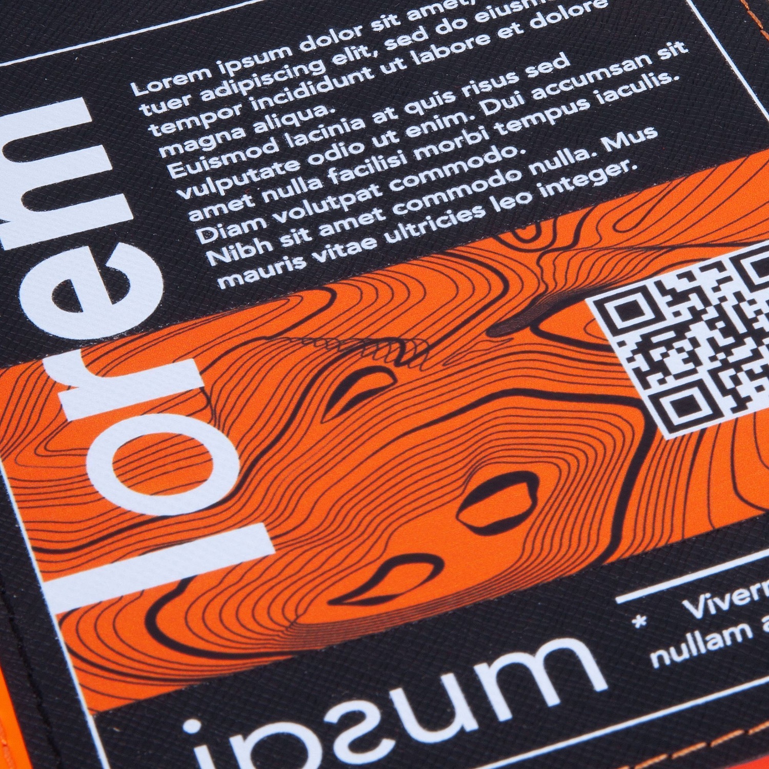 Ежедневник Nice Twice, недатированный, черный с красным с логотипом