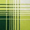 Плед Duotone, зеленый с белым с логотипом