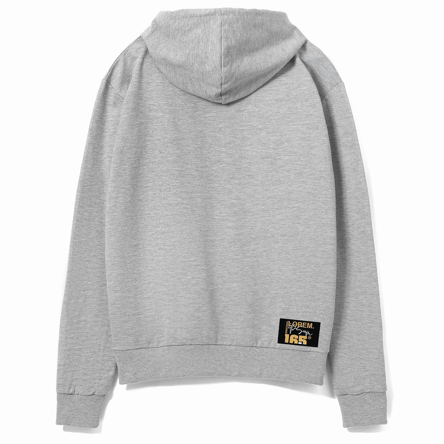 Худи Kirenga 2.0, серый меланж с логотипом