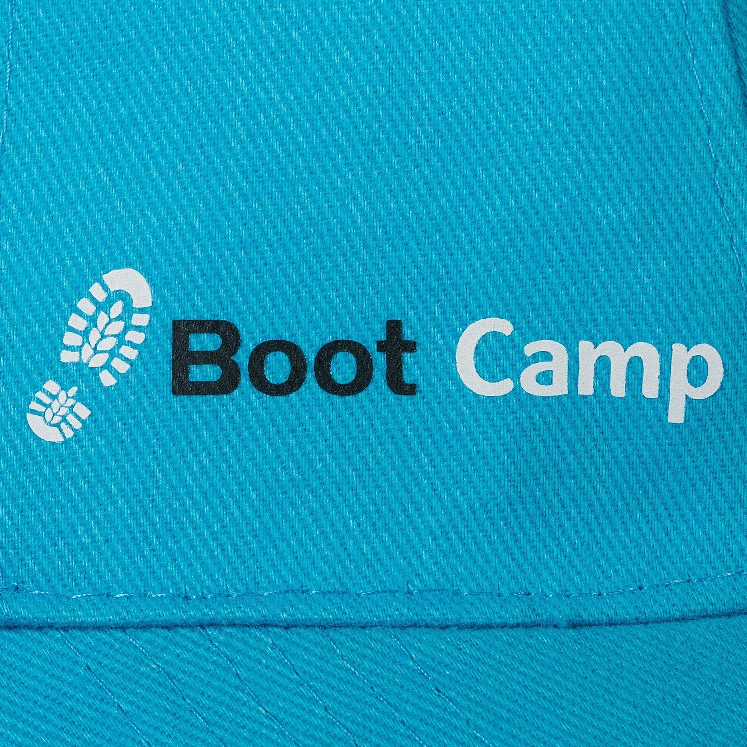 Бейсболка Buffalo, бирюзовая с белым с логотипом