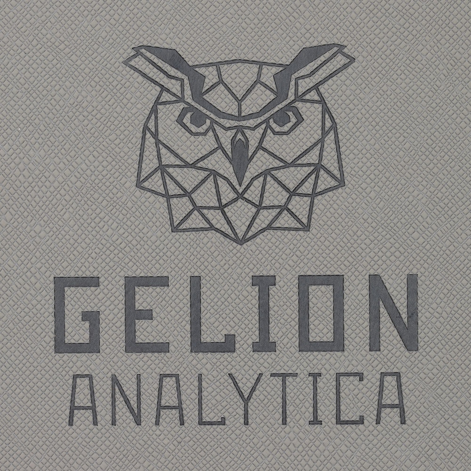 Ежедневник Rubikon на заказ, недатированный серо-синий с логотипом