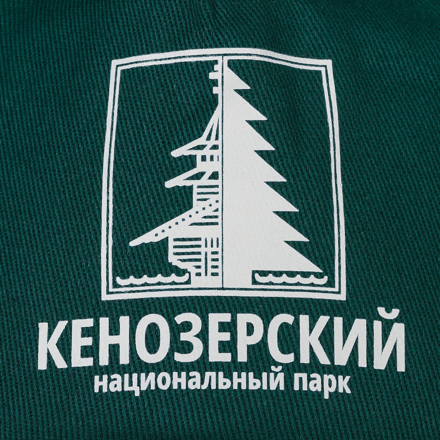 Бейсболка Promo, темно-зеленая с логотипом