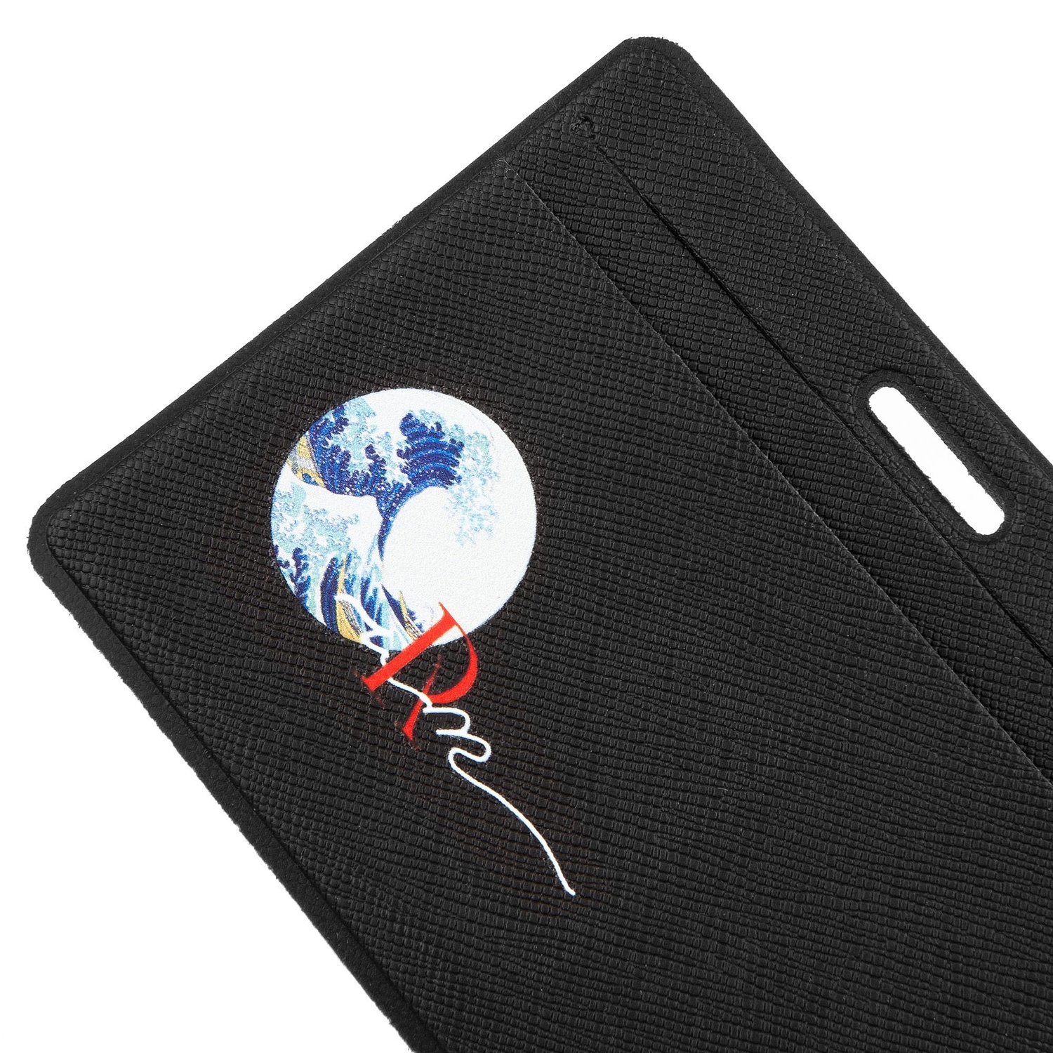 Чехол для карточки Devon, черный с логотипом