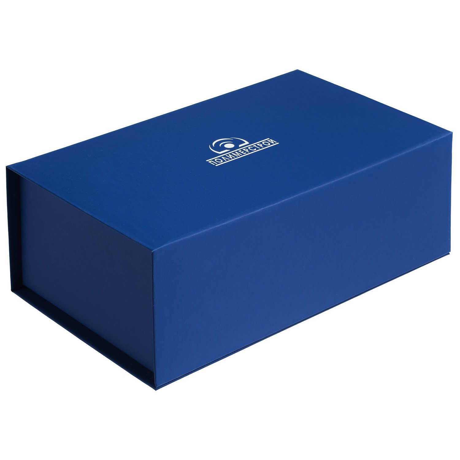 Коробка LumiBox, синяя с логотипом